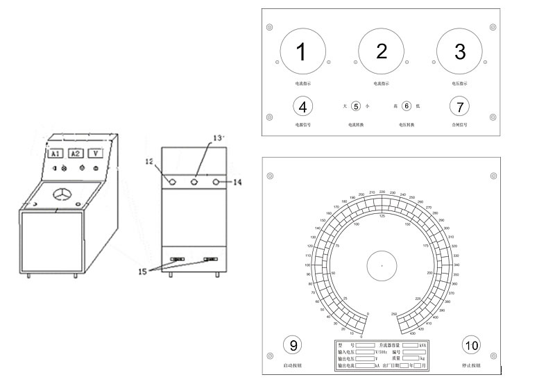 單體式大電流發(fā)生器接線圖 單體式大電流發(fā)生器接線圖
